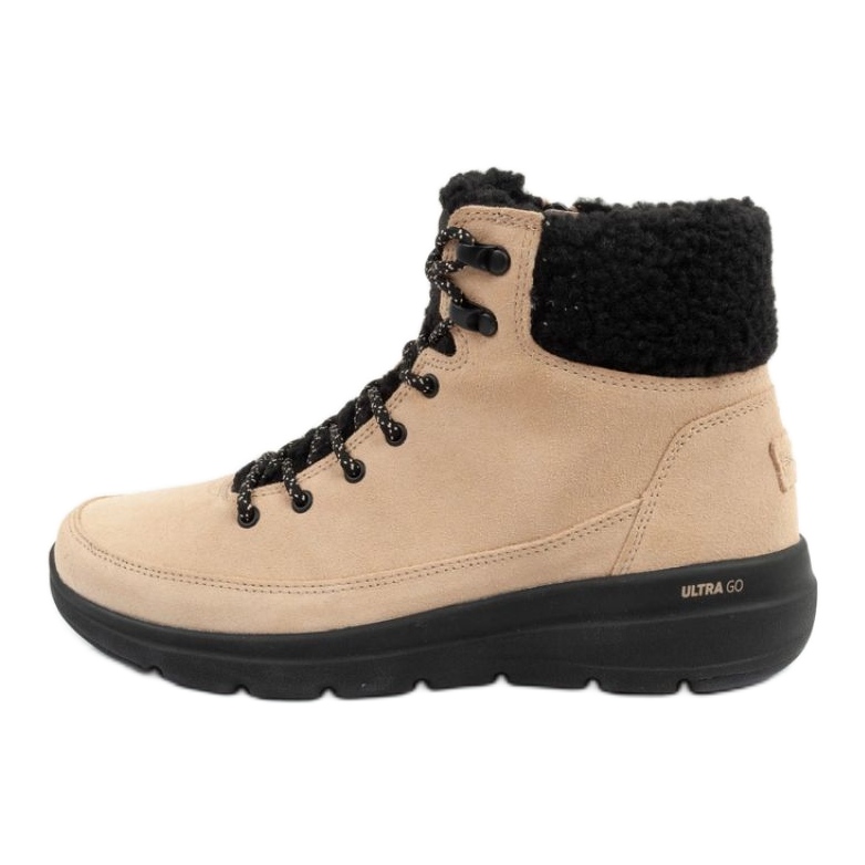 Skechers Glacial Ultra-Woodlands 16677/NTBK cipő bézs