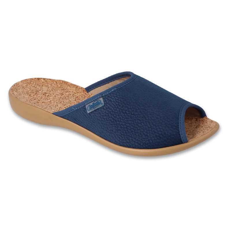 Befado női papucs parafa PU betéttel 254D158 kék