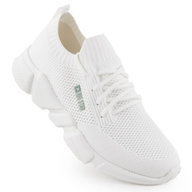 Kényelmes fehér női sportcipő Big Star JJ274268