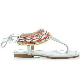 Vices Megkötött etno szandál kék Vices Megkötött etno szandál kék