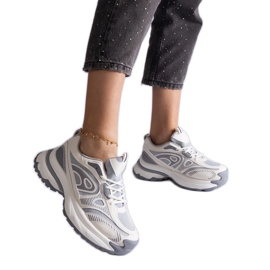 Szürke női sportcipő