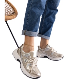 Arany klasszikus sportcipő aranysárga Arany klasszikus sportcipő aranysárga