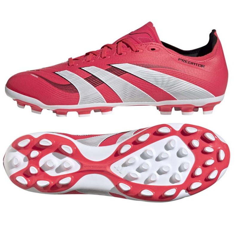 Adidas Predator League 2G/3G AG ID3837 labdarúgó cipő piros