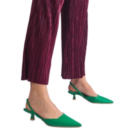 Zöld kiskacsa nyitva