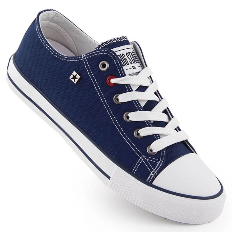 Klasszikus cipők Big Star NN274653 Navy Blue kék