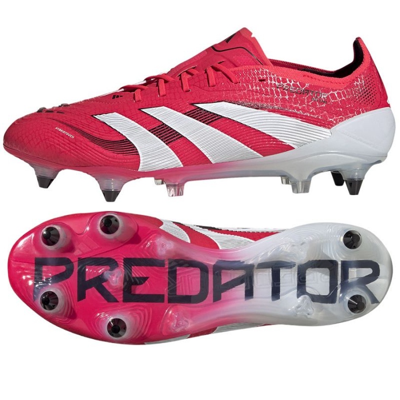 Adidas Predator Elite Sg ID3853 futballcipő piros