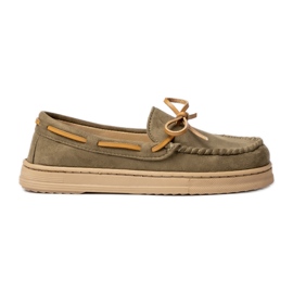 Női zöld velúr cipők íj Női zöld velúr cipők íj