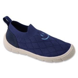 Befado gyermek papucs 102x032 sötétkék díszes Befado gyermek papucs 102x032 sötétkék díszes