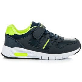 Ax Boxing Kötött és tépőzáras lábbeli kék Ax Boxing Kötött és tépőzáras lábbeli kék