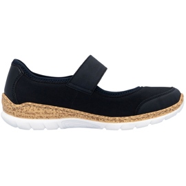 Rieker N42B0-14 sötétkék női kényelmes tépőzáras cipő Rieker N42B0-14 sötétkék női kényelmes tépőzáras cipő