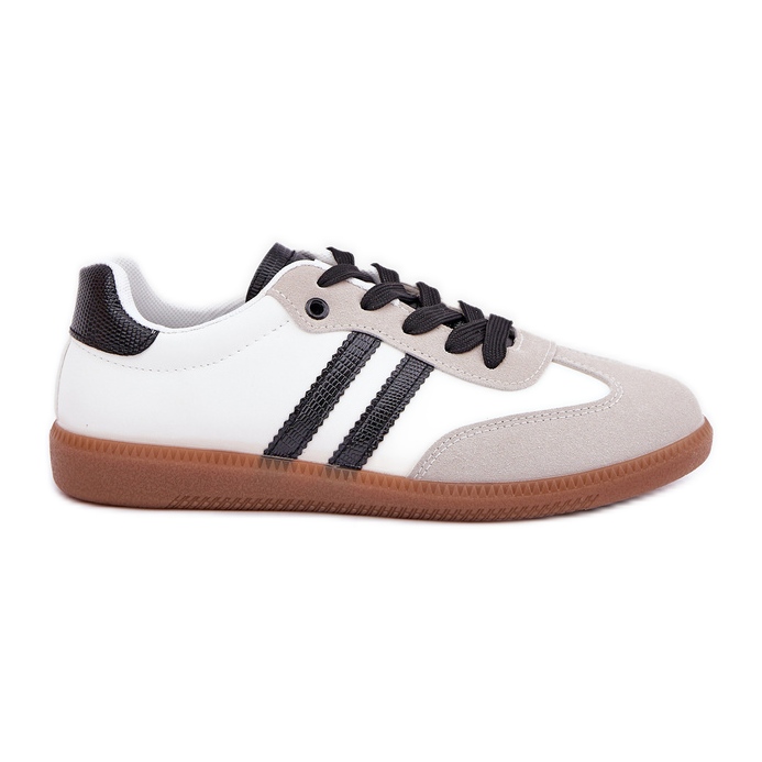 Alacsony fehér és fehér női cipők cipők