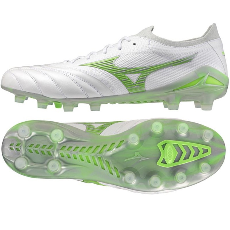 Mizuno Morelia Neo IV Japán FG P1GA254037 Fehér és zöld
