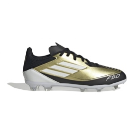 Adidas Junior F50 Liga FG/Mg Messi IF6919 PLN cipő aranysárga