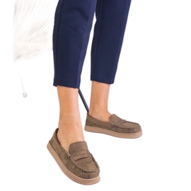 Zöld női cipők az Ekozamszu -tól