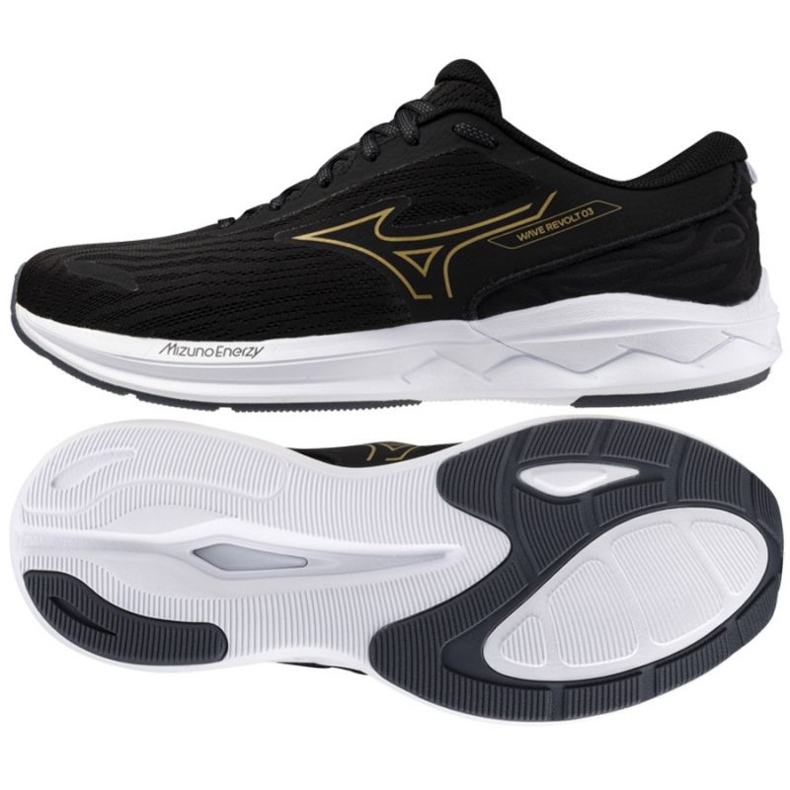 Mizuno Wave Revolt 3 J1GC248152 fekete cipő