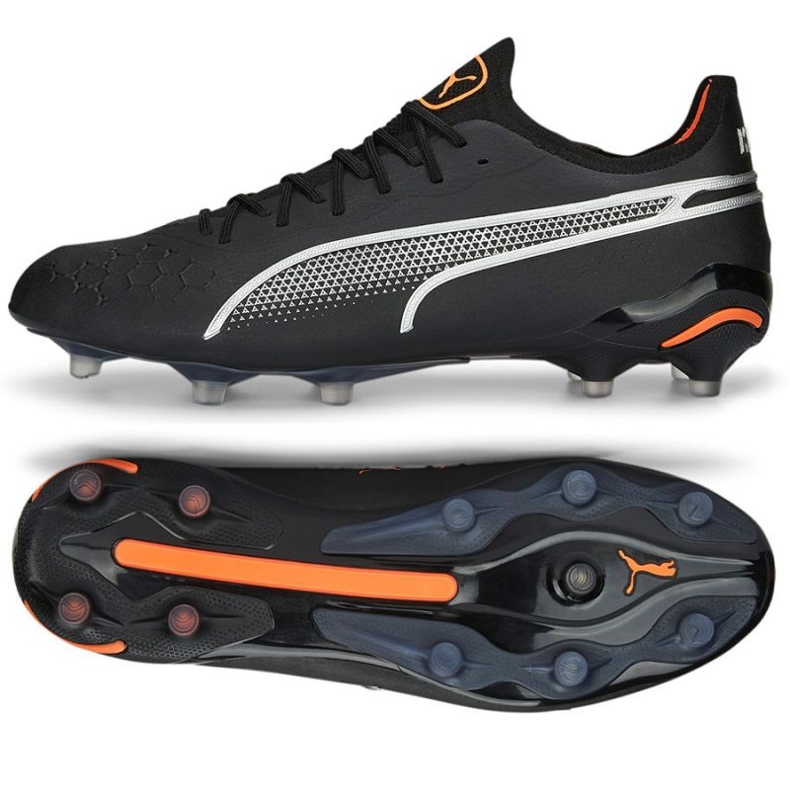 Puma King Ultimate FG/AG 107097 02 fekete cipő
