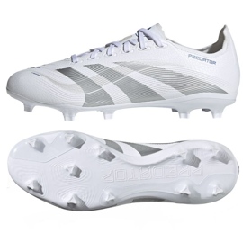 Adidas Predator League FG/MG ID1327 fehér és ezüst cipő