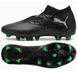 Puma Future 8 Pro FG/AG 108139-02 fekete cipő zoknival