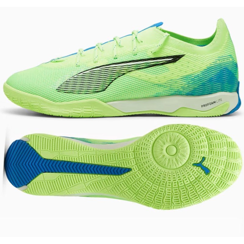 Puma Ultra 5 Pro Court labdarúgó-cipő 107888-03 zöld