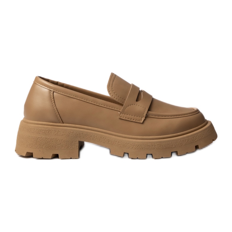 Női a Giulia Kaki Loafers -en keresztül barna