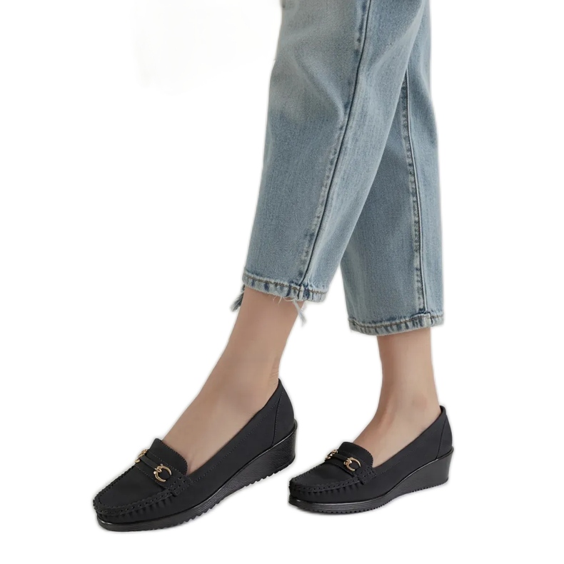 Női Mirena Black Loafers fekete