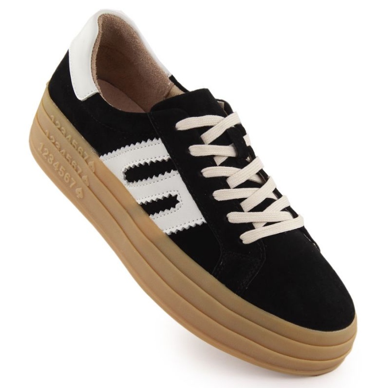 Cipő a filippo paw589 platformon fekete