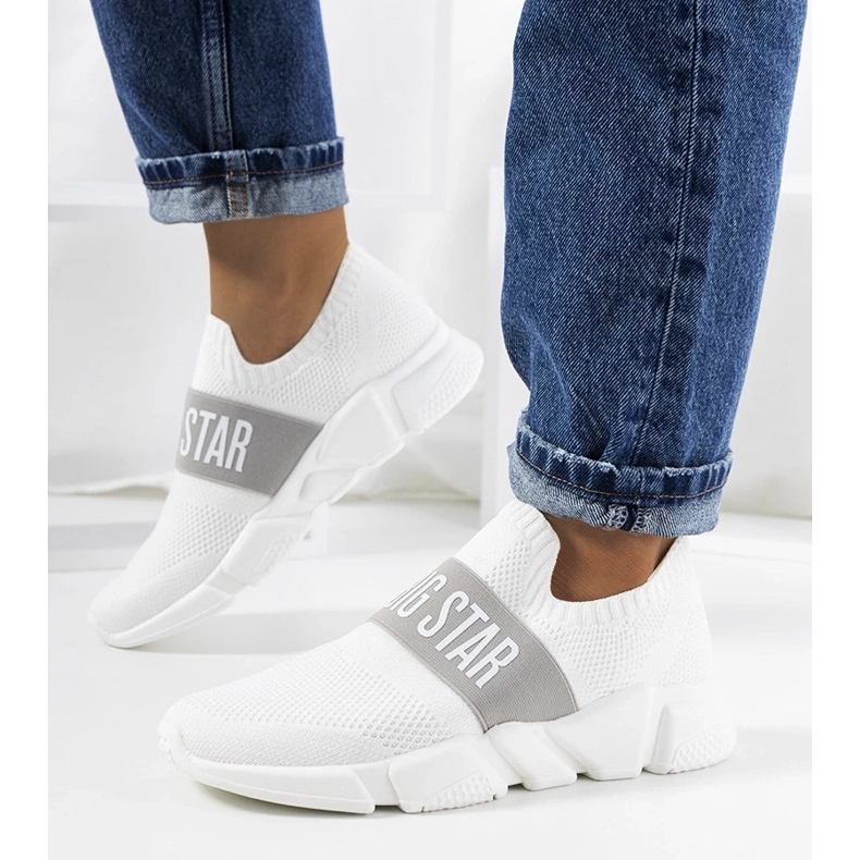 D/GMR Fehér sportcipő Big Star JJ274297