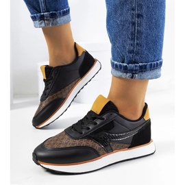 D/GMR Fekete női Chiara tornacipő