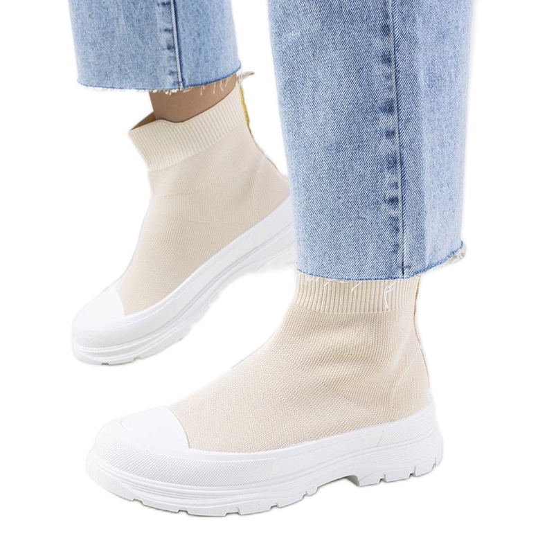 D/GMR Bézs színű Mickey boka tornacipő