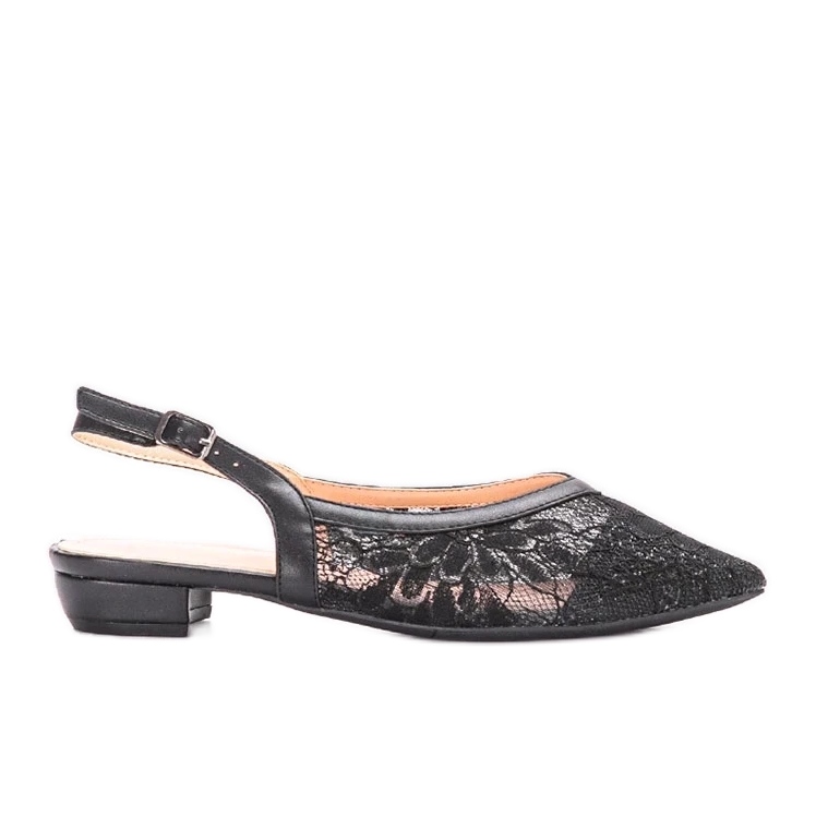 D/GMR Fekete csipke balerinák a Marlioztól