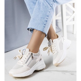 D/GMR A márka bézs színű tornacipői Stacey