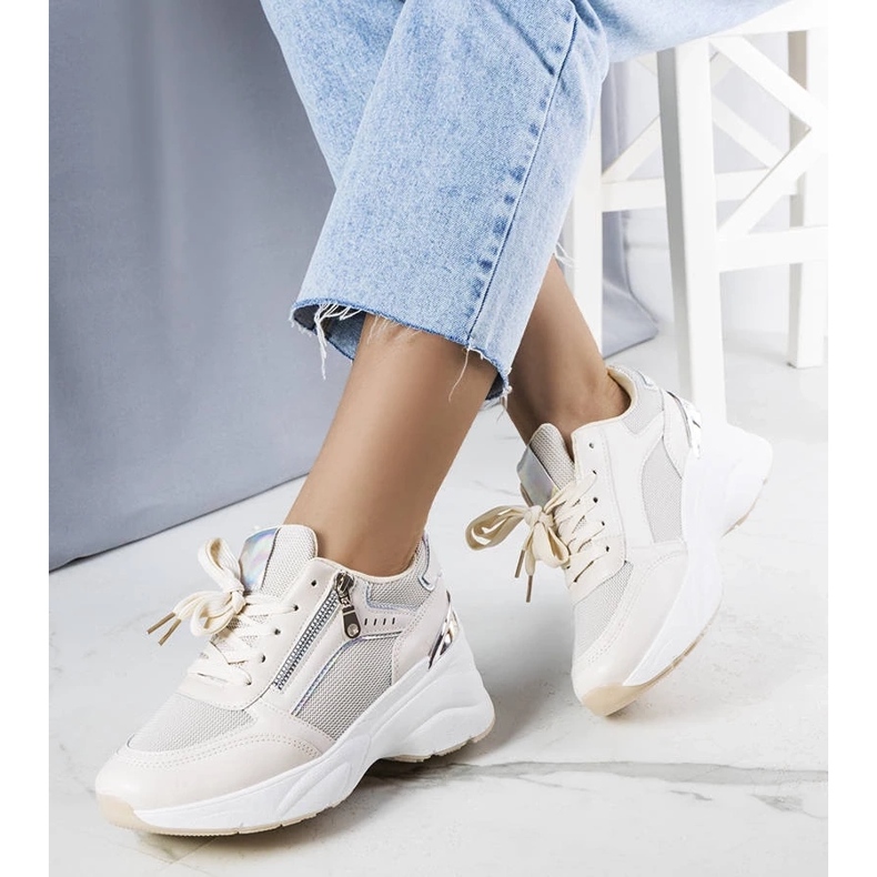 D/GMR A márka bézs színű tornacipői Stacey