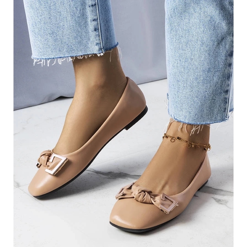 D/GMR Tabitha bézs balerinák masnival D/GMR Tabitha bézs balerinák masnival