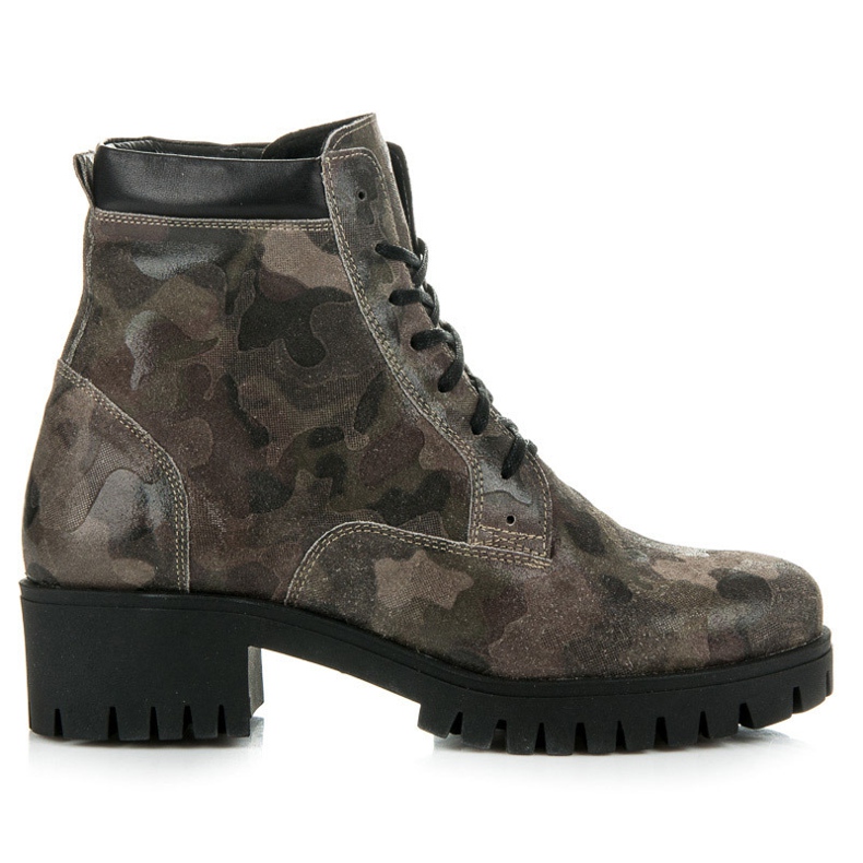 Vinceza Fűzős csizma protektorral zöld