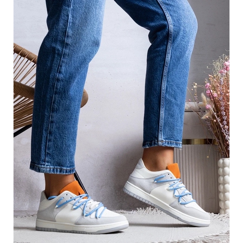 D/GMR Szürke cipők női cipők kék húrok arcobaleno