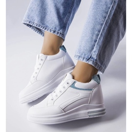 D/GMR A Bonevil fehér tornacipő csillogó betétekkel