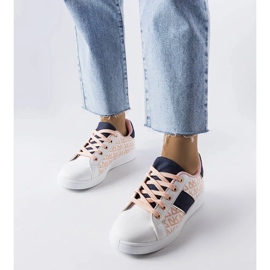 D/GMR Kessla fehér tornacipő színes betétekkel