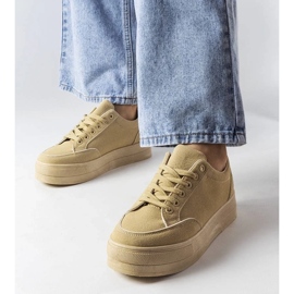 D/GMR Az Amathymes bézs színű platform tornacipői