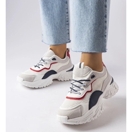 D/GMR Rosita fehér tornacipő látható futófelülettel