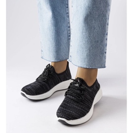 D/GMR Fekete szövet tornacipő a Tommaso-tól