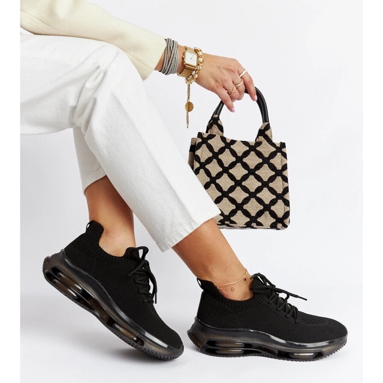 D/GMR Fekete platform tornacipő Goe JJ2N4080 D/GMR Fekete platform tornacipő Goe JJ2N4080