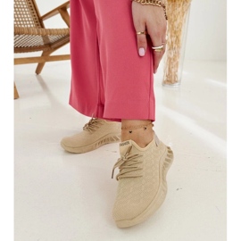 D/GMR Bézs szövet tornacipő Mira