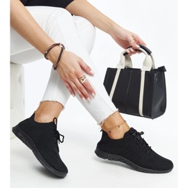 D/GMR Mairago fekete szövet tornacipő