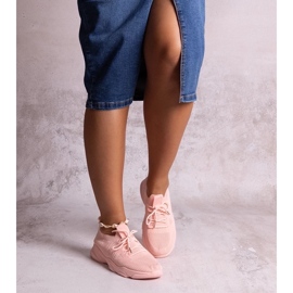 D/CEO Madi rózsaszín szövet tornacipő