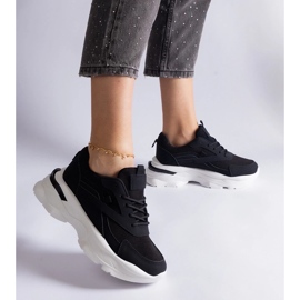 D/CEO Guerrera fekete tornacipő vastagabb talppal