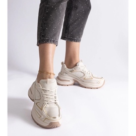 D/CEO Bézs színű tornacipő masszív Adom talppal