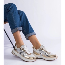 D/CEO Anyag cipők cipők elayne arany betétekkel aranysárga