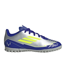 Adidas F50 Club Messi TF IH0923 Ezüstkék labdarúgó cipő Adidas F50 Club Messi TF IH0923 Ezüstkék labdarúgó cipő