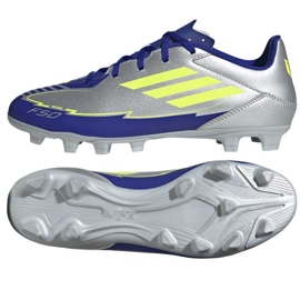 Adidas F50 Club FG/MG IH0916 Ezüstkék cipő