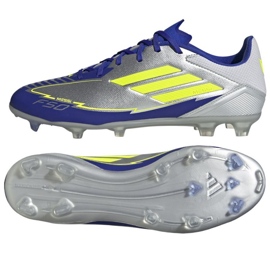Adidas F50 League FG/Mg IH0918 Ezüstkék cipő